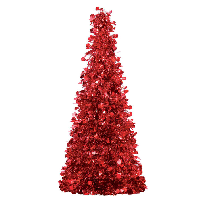 Amscan 1.5' Red Artificial Christmas Tree Wayfair.ca
